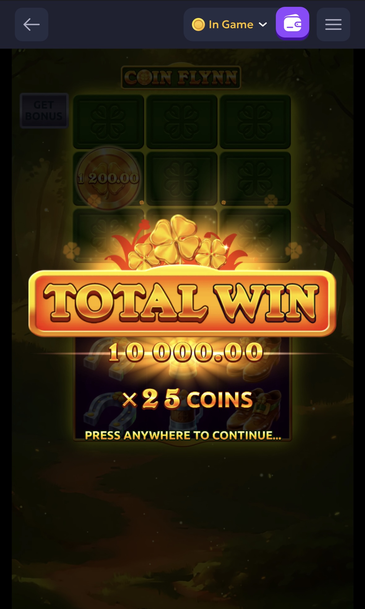 Total win 10,000 GC at chipnwin Social sweepstakes casino